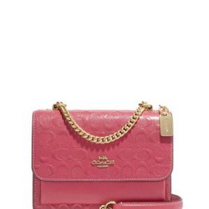 NWT Coach Mini Klare Crossbody Shoulder Bag in Signature Leather